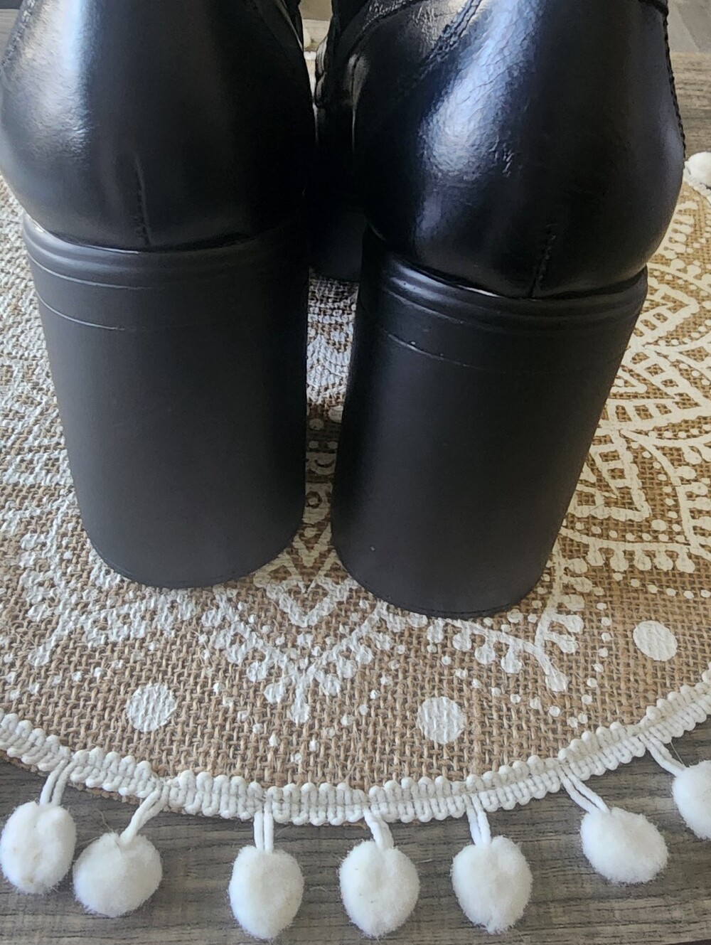 Free People Black Platform Penny Loafers - Picture 4 of 6